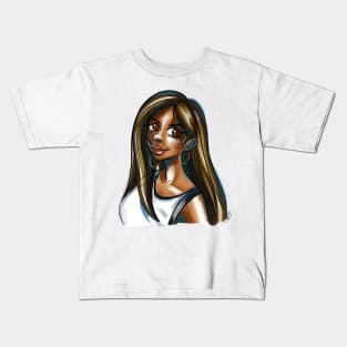 Aliyah Art x Tifa Lockhart Kids T-Shirt